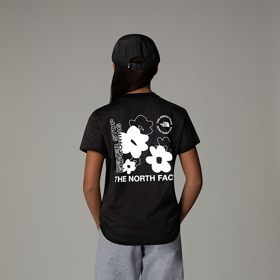 Girls' Flower Graphic Relaxed T-Shirt