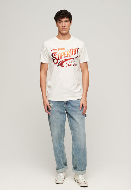 Metallic Workwear Graphic T-Shirt