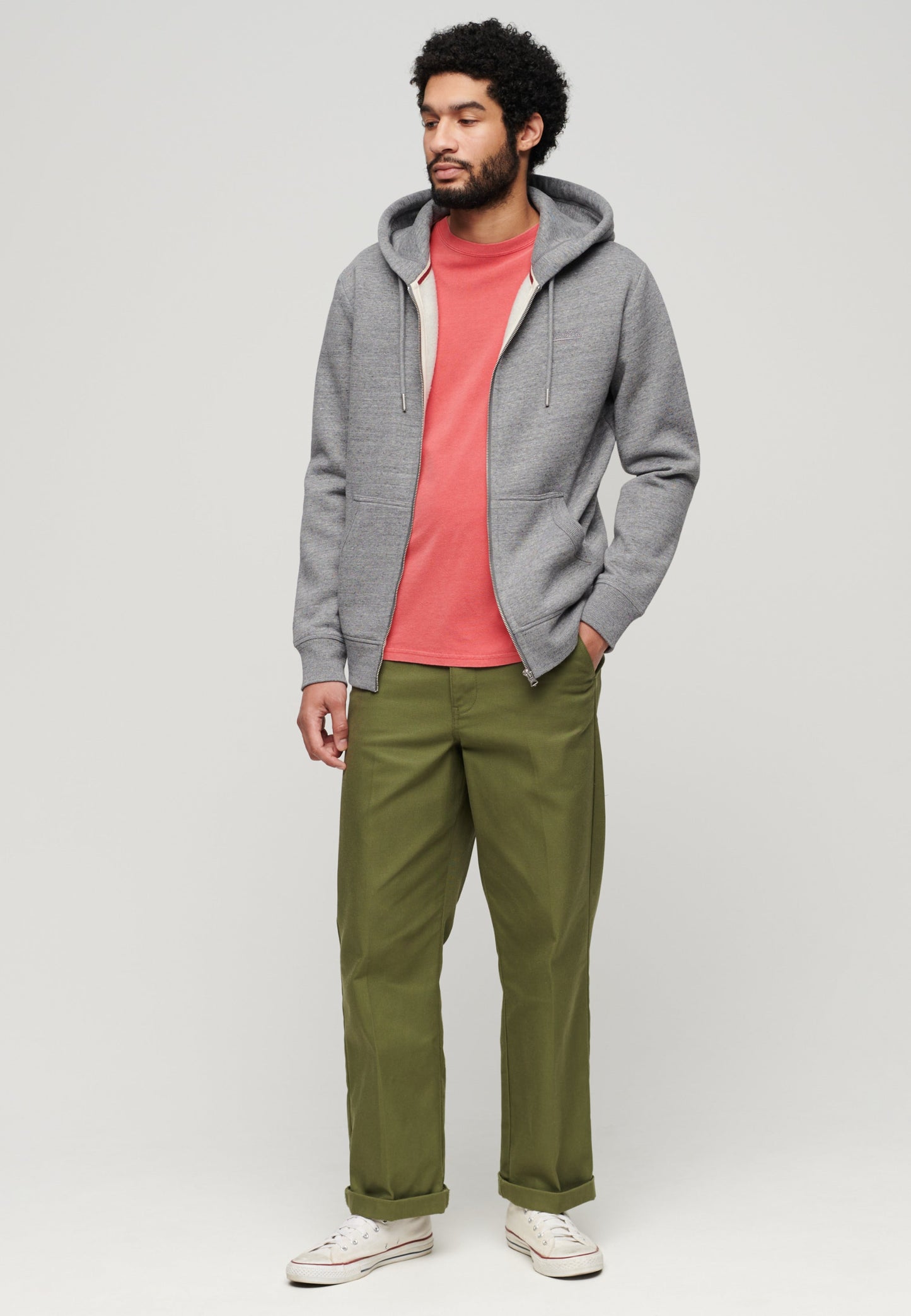 Essential Logo Zip Hoodie