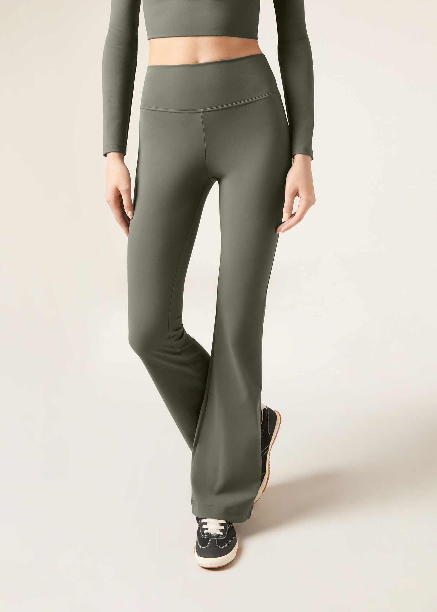 First Class Soft Touch Flared Trousers