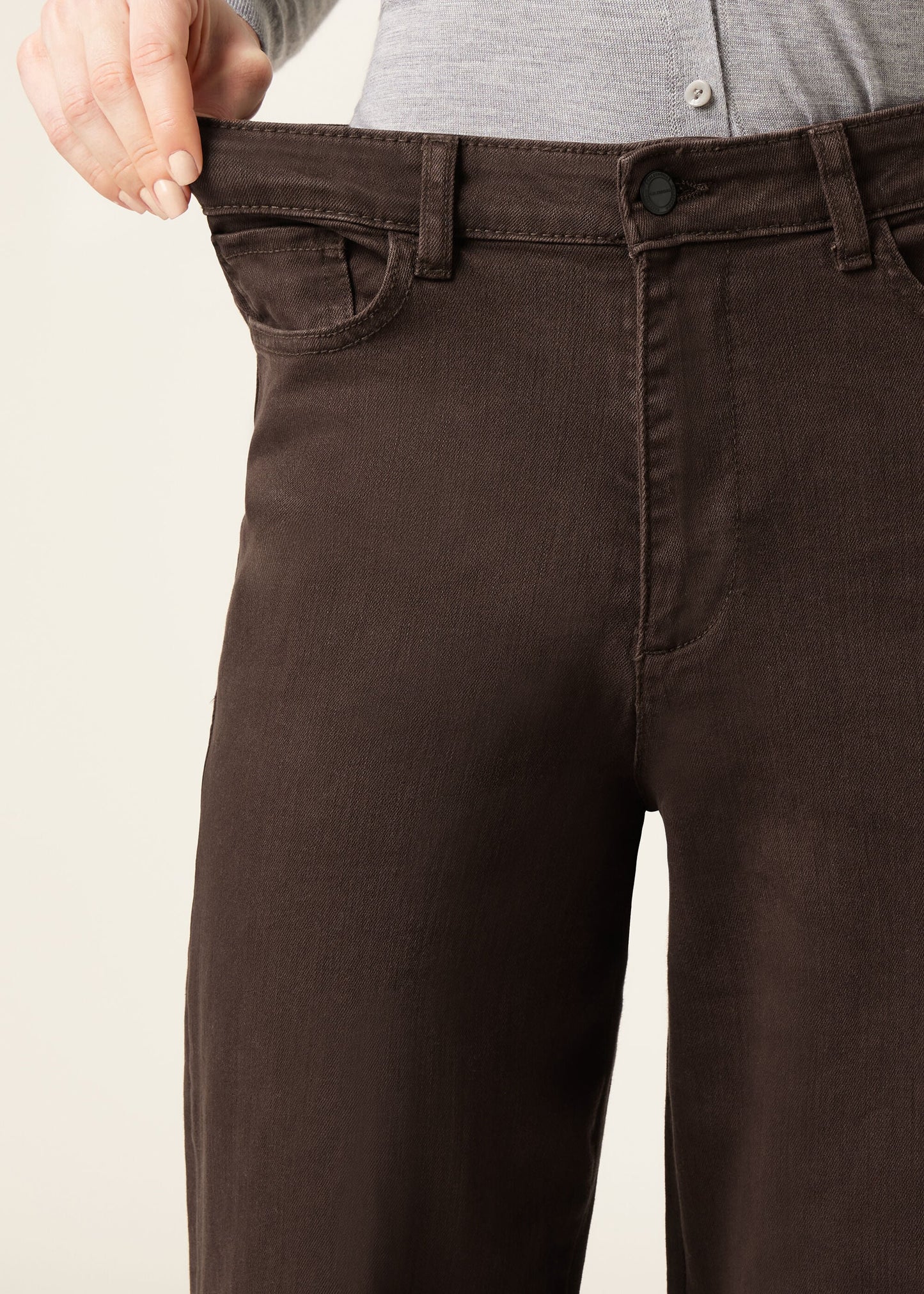 Wide Leg Stretch Jeans