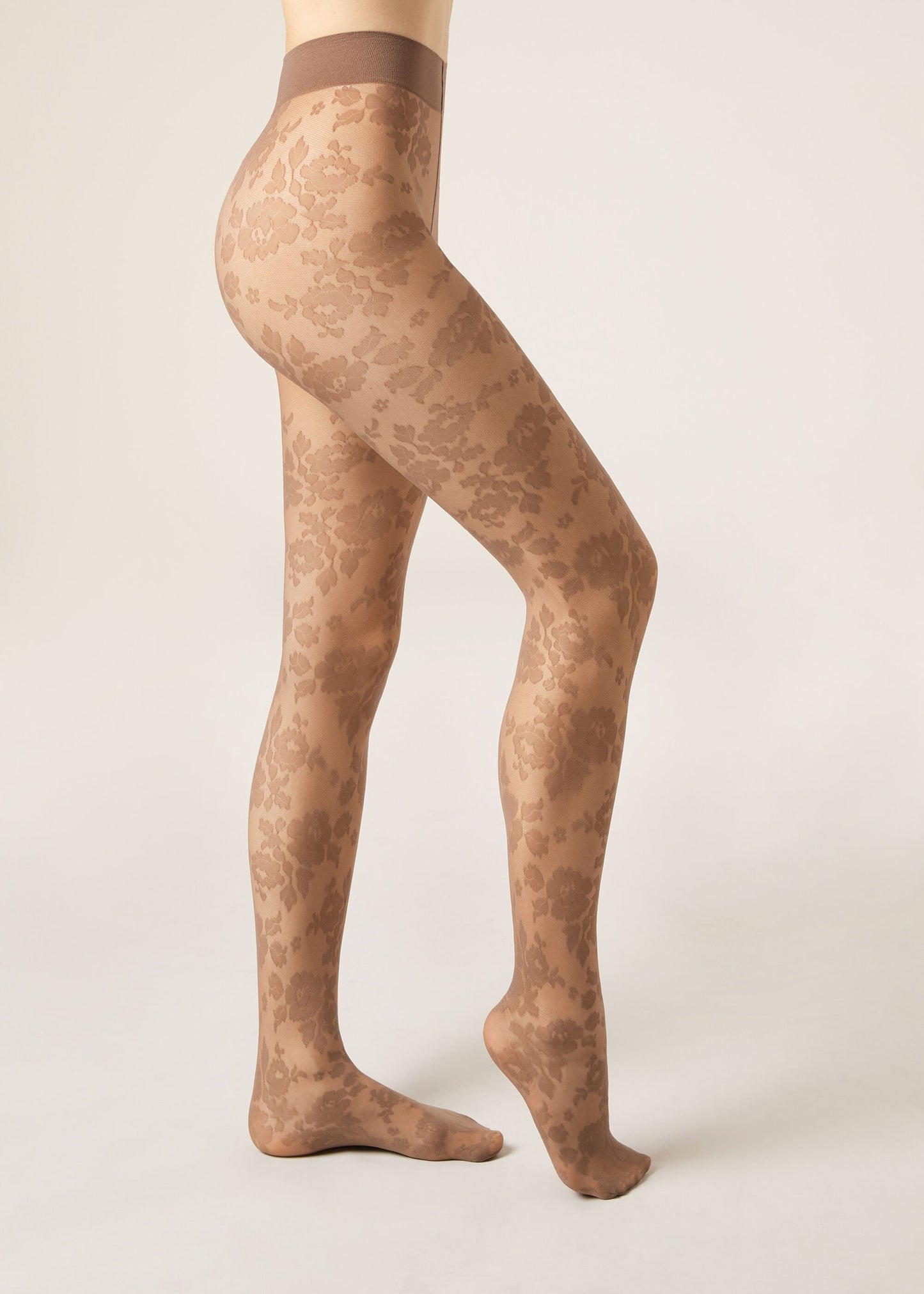Floral Sheer Tights