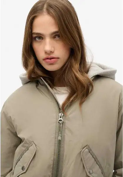 Hooded MA1 Bomber Jacket