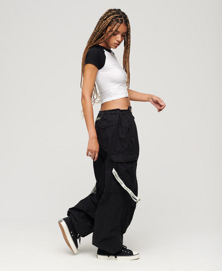 Vintage Baggy Parachute Pants