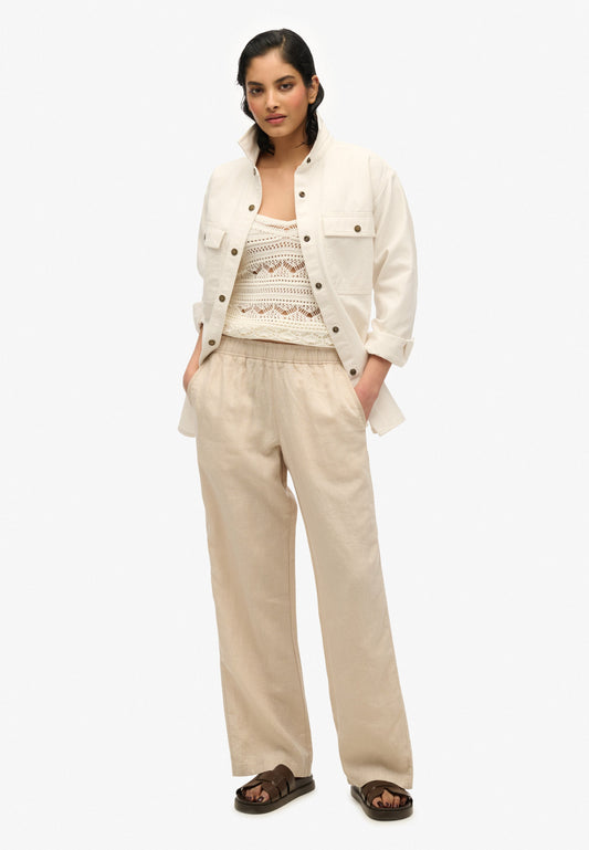 Linen Drawstring Pants
