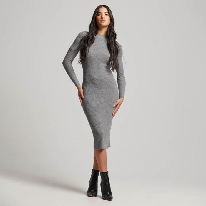 Backless Bodycon Midi Dress