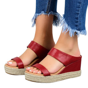 🔥LETZTER TAG 60% RABATT🔥-Keilsandalen für Damen
