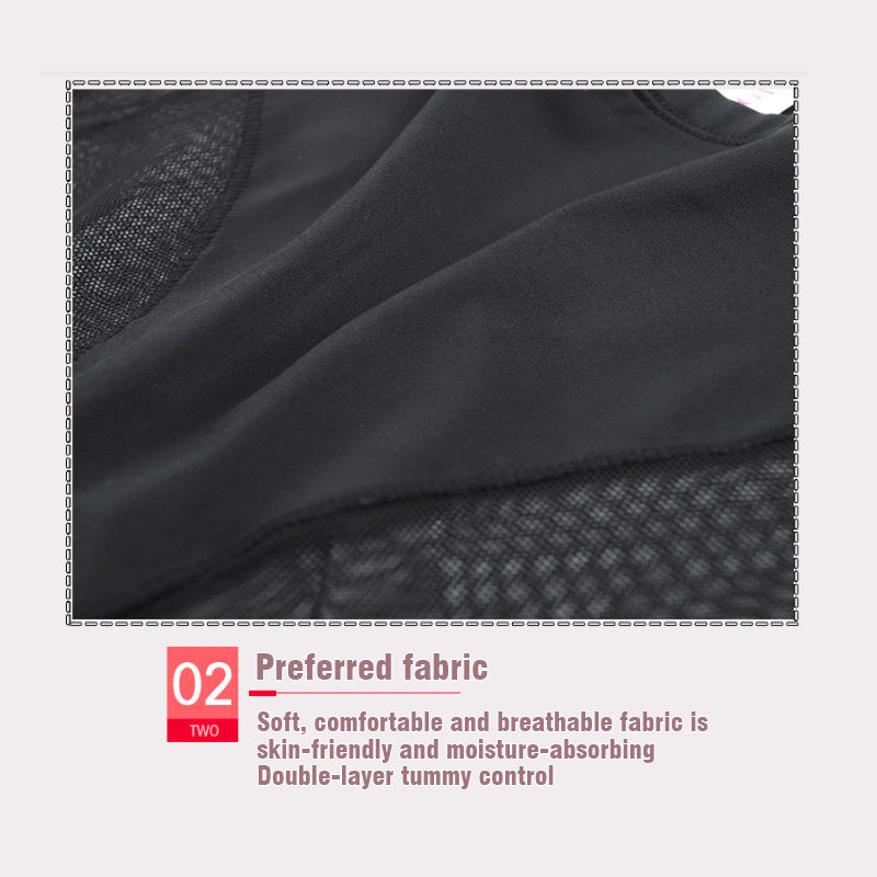 🔥Hot Sale: Zahl 1, erhalte 4🔥Nahtlose Shaping-Slips mit hoher Taille aus Eisseide
