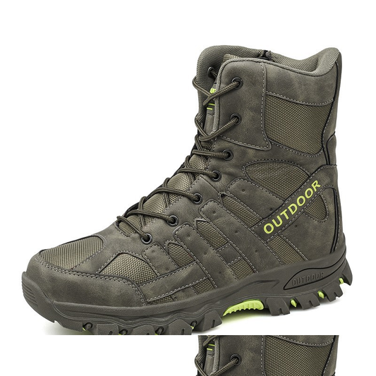 Leichte, atmungsaktive, strapazierfähige und rutschfeste Wanderstiefel, Kampfstiefel, Arbeitsstiefel für Herren